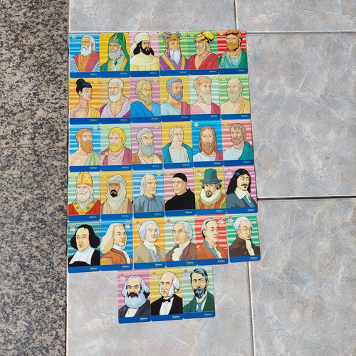Série Completa Pensadores Com 33 Cartões Da Telefônica. 1