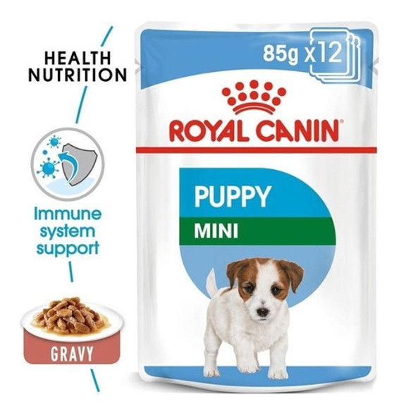 Caja 12 Pouch Royal Canin Mini Puppy Alimento Humedo Petshop 1