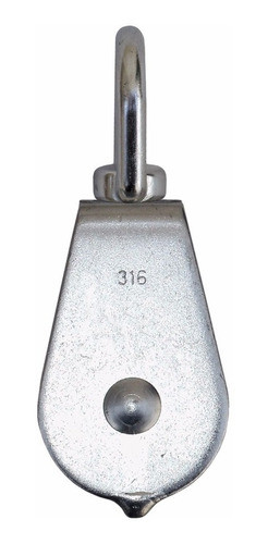 Roldana Motón Náutico 1 Rueda Diám 32mm C/giratorio Velero 1