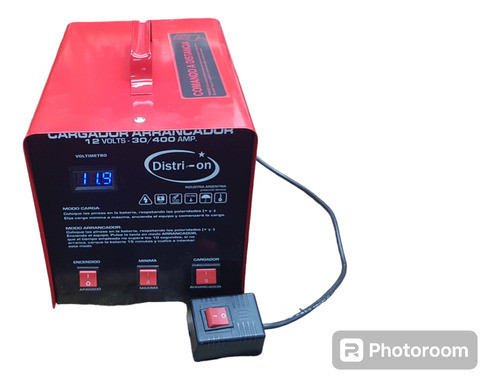 Cargador Arrancador 30/400 De 12v Display Digital Y C/d 1