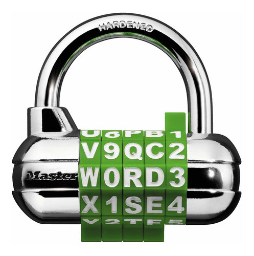 Candado Combinacion Letras Y Numeros Master Lock - Color Var 0