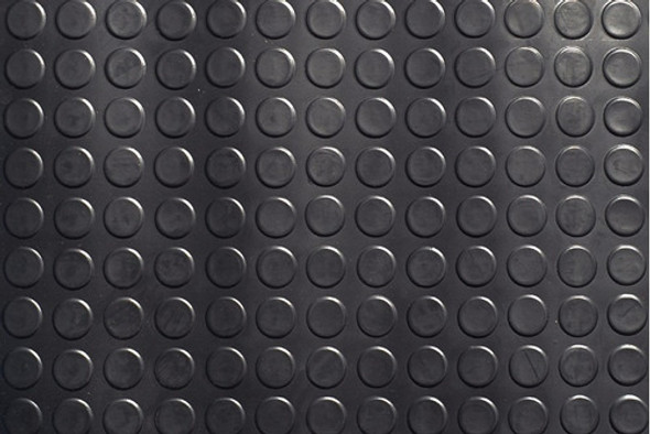 Kit 36piso Emborrachado Pastilhado 50x50cm Moeda Bolha Preto 0