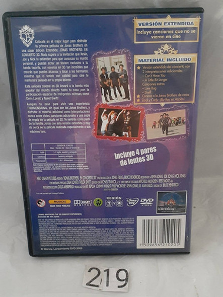 Jonas Brothers En Concierto 3d (2 Dvd) Versión Extendida 1