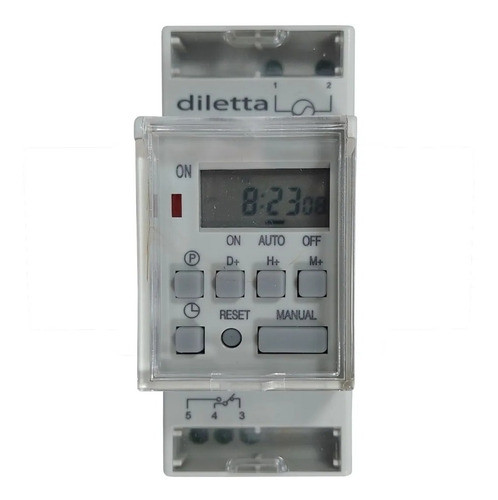 Timer Programable Digital P/riel Din C/reserva Diehl 0