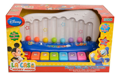 Disney Mickey Piano Bilingue Luminoso Art 1829 Loonytoys 0