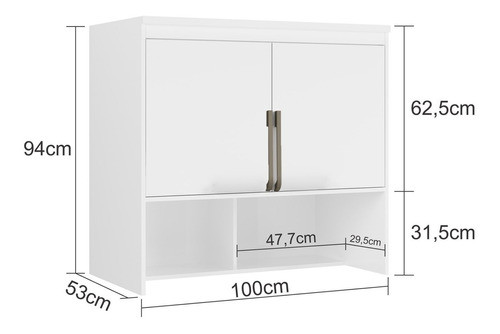 Módulo Aéreo Para Cama De Solteiro Belmax Wt 1