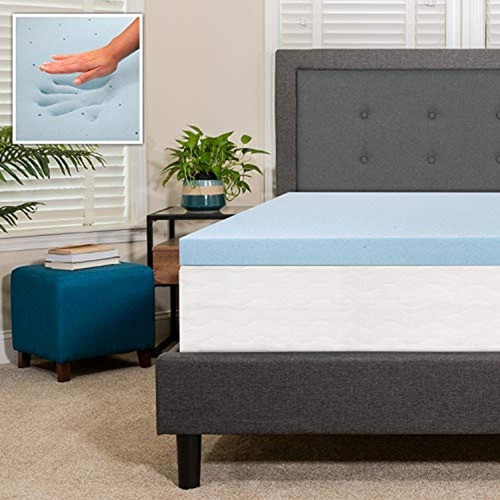 Flash Furniture Capri Comfort Sleep 3 Pulgadas Cool Gel Memo 1