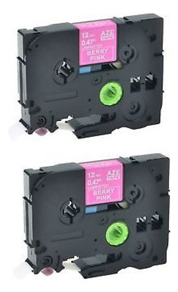 2pk Tz Tze-mqp35 Blanco En Baya Rosa Etiqueta Cinta Para Bro 1