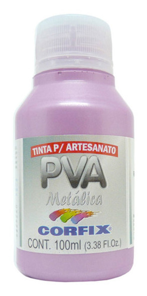 Tinta Pva Metalica Corfix 343 Rosa Ciclame 100ml 0 Tinta Pva Metalica Corfix 343 Rosa Ciclame 100ml 0