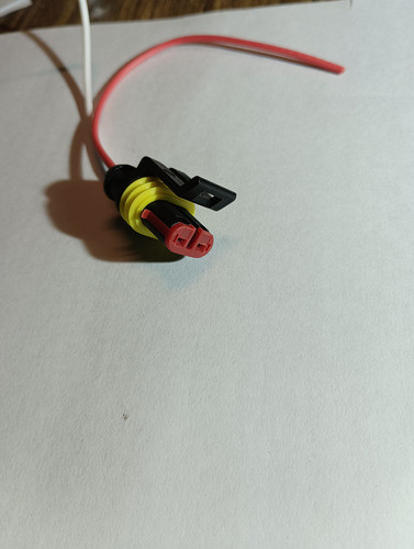 Ficha Chicote Conector 2 Cables Fiat Ford Chevrolet Bobina T 1