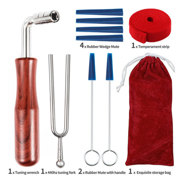 Kit De Afinación De Piano Llave Profesional Martillo Juego 1