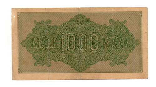 Alemania Weimar Billete 1000 Marcos Año 1922 P#76b 1
