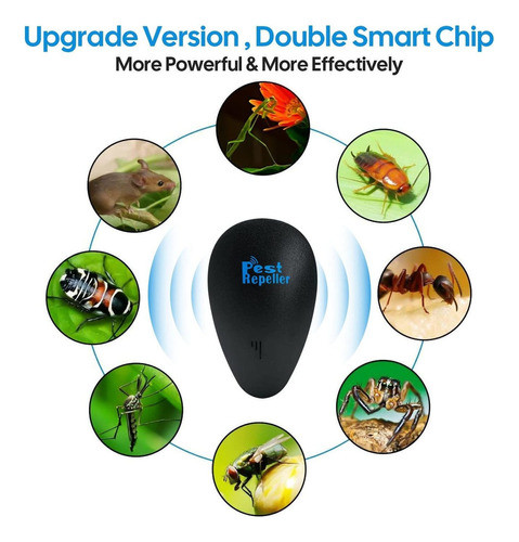 Paquete De 6 Repelentes Ultrasónicos De Plagas, Repelente . 1