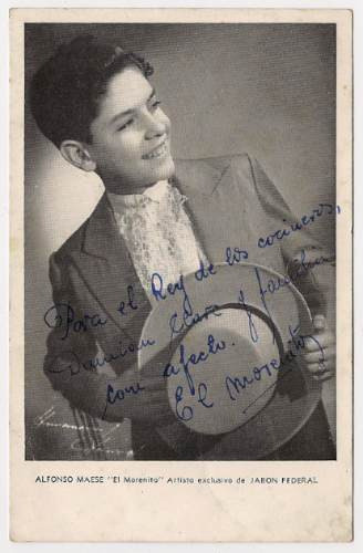 Fotografia El Morenito Artista Exclusivo De Jabon Federal B4 0