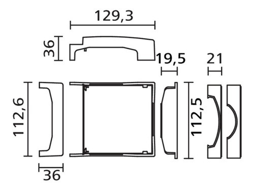 Caja Derivación Pisocanal Megacanal Mccp Hellermann Tyton 1