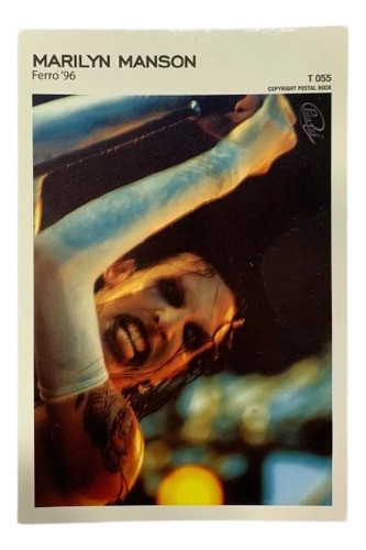 Foto Para Coleccionistas Marilyn Manson Ferro 1996 0