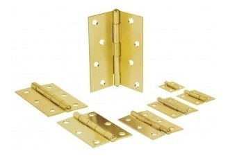 Pack 6 Bisagras Acero Bronceado (55) 2 Hermex Br-201 0