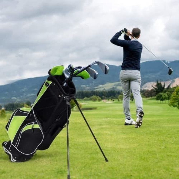 Bolsa Con Soporte Para Palos De Golf  Officejoy - Verde 1 Bolsa Con Soporte Para Palos De Golf  Officejoy - Verde 1