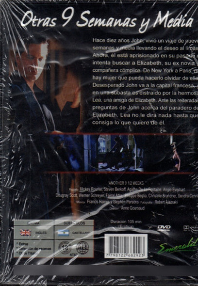 Otras 9 Semanas Y Media - Dvd Nuevo Original Cerrado - Mcbmi 1