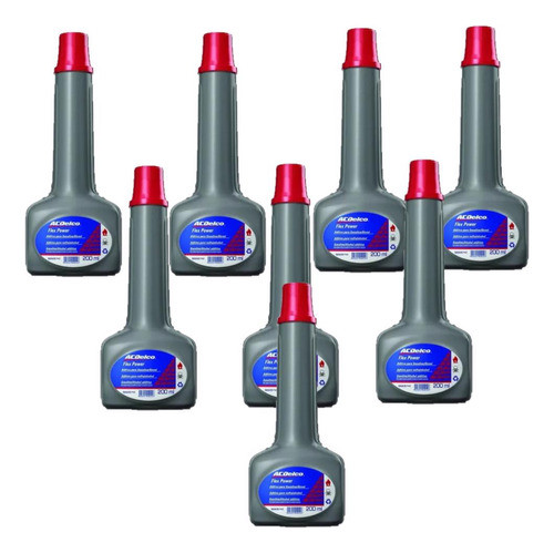 Kit 8 Aditivos Combustível Flex Acdelco 0