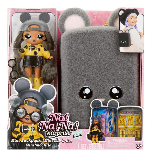 Muñeca Na! Na! Na! - Surprise Con Mini Mochila Marisa Mouse 0