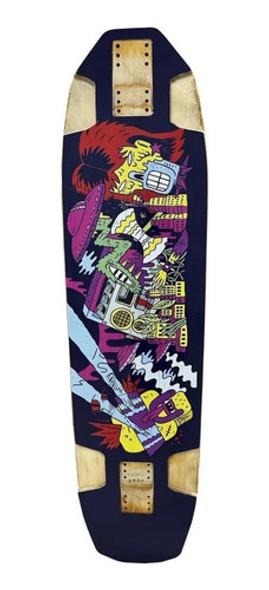 Tabla Longboard Kasativa Downhill Skate 91cm Bloodshaker36 0
