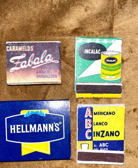 Fósforos Antiguos Marcas Icónicas Uruguay De Colección X 4 0