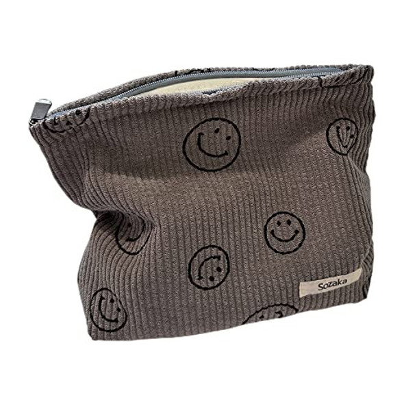 Neceser Para Maquillaje Gran Capacidad Gris 0