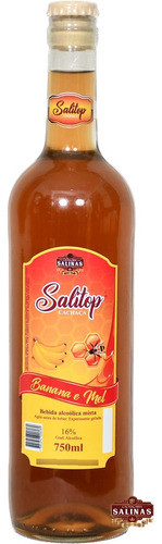 Licor Salitop De Cachaça Com Banana E Mel 0