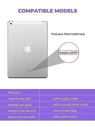 Fdqi Teclado Retroiluminado Compatible Con iPad 2021 1