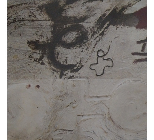 Lamina Tapies Antoni  Ojos Cerrados    43x 28 Cm Akko 0