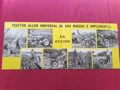 Folleto Desplegable Tractor Allen Universal De Dos Ruedas 1
