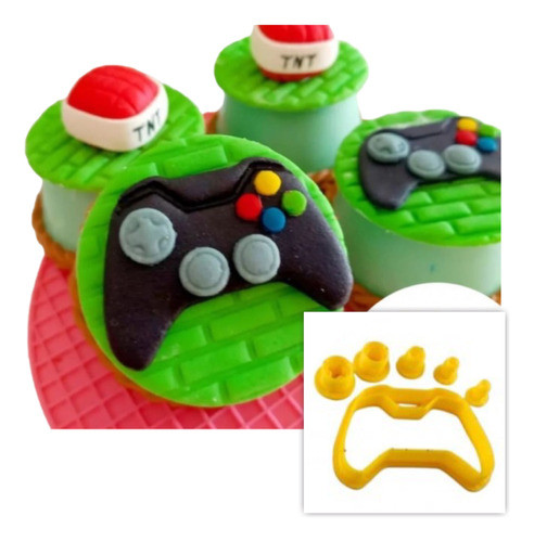 Cortador De Controle De Vídeo Game Para Decorar 0