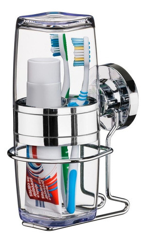 Porta Suporte Escova Dente Creme Dental Ventosa 4015 Future 0