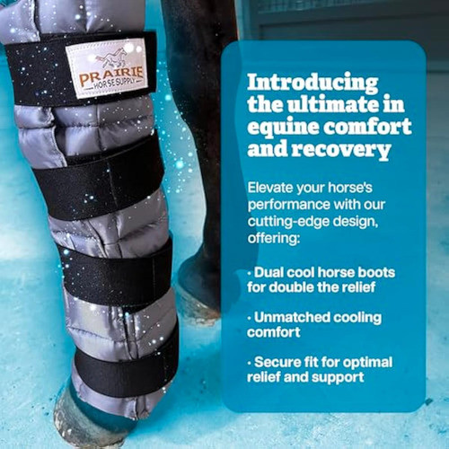 Prairie Horse Supply - Botas De Hielo De Nailon 1