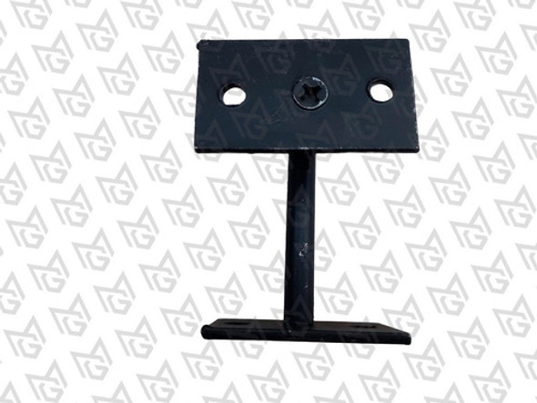 Soporte De Hierro Curvo Negro Para Pasamanos De Escalera 1