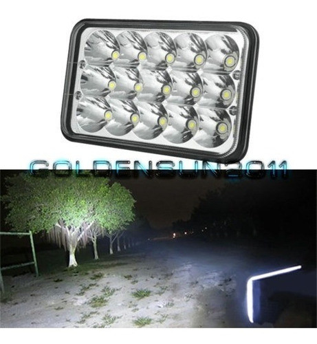 4  X 6  Led Cree Bombilla Faro Cristalinas Viga Sellada Faro 0