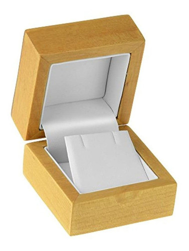 Casa Geff Casa Madera De Arce Arete Caja De Regalo De Joyerr 1