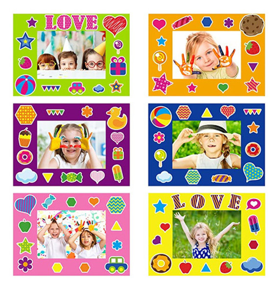 30 Paquetes De Marcos De Fotos Para Niños, Colorido Día F. 0 30 Paquetes De Marcos De Fotos Para Niños, Colorido Día F. 0
