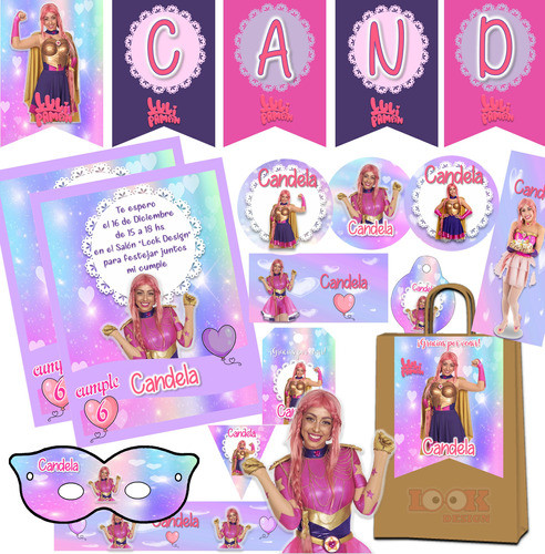 Kit Imprimible Candy Bar Luli Pampin Personalizado Pdf 0