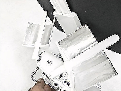 Antena Parabólica Reflector Booster Fr Phantom 4 Controlador 1