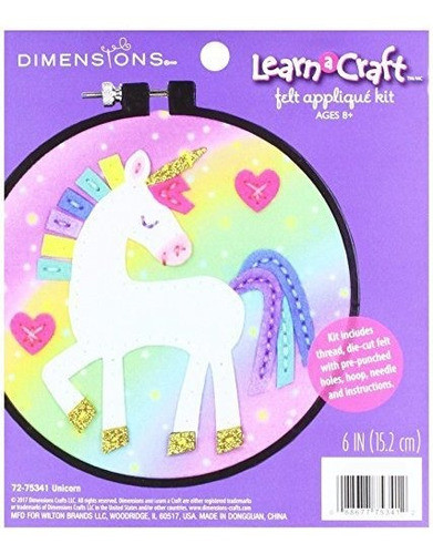 Dimensiones Felpa Decoracion Apliques Kitunicornio 0