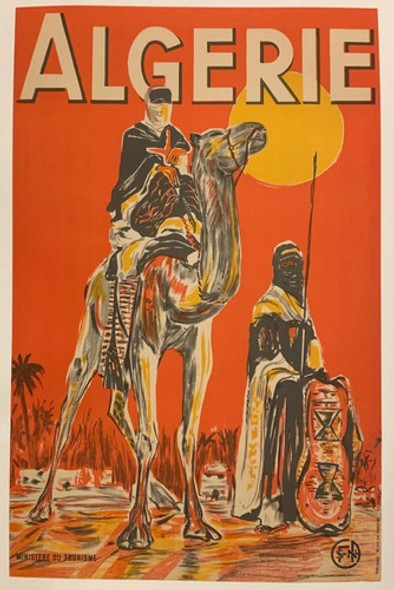 Argelia Africa - Afiche Turismo 1950 - Lámina 45x30 Cm. 0