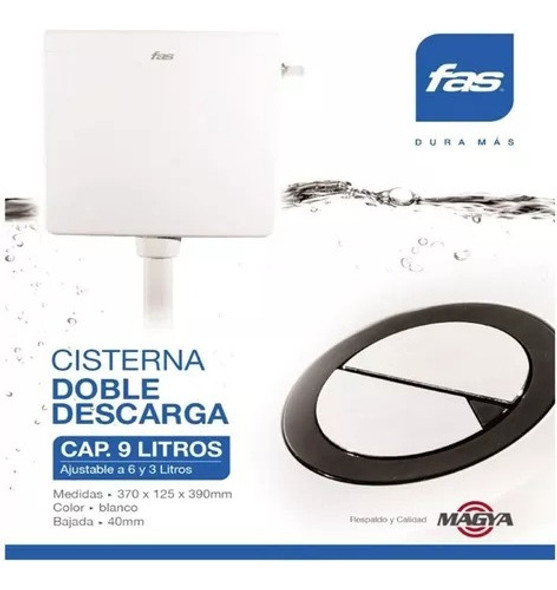 Cisterna Exterior Fas  Magya  9 Lts - Ferreteria Chaplin 0