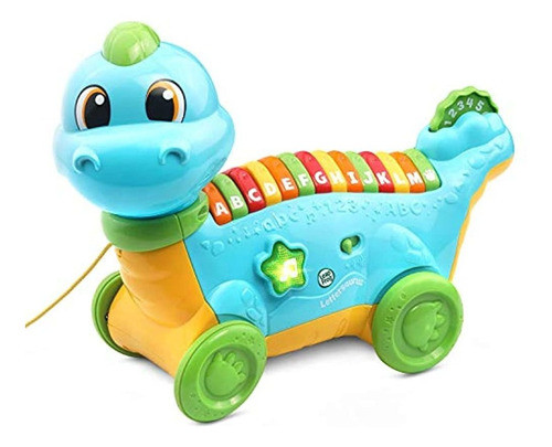 Leapfrog Lettersaurus Alfabeto Tirar Juguete Verde Azulado 0