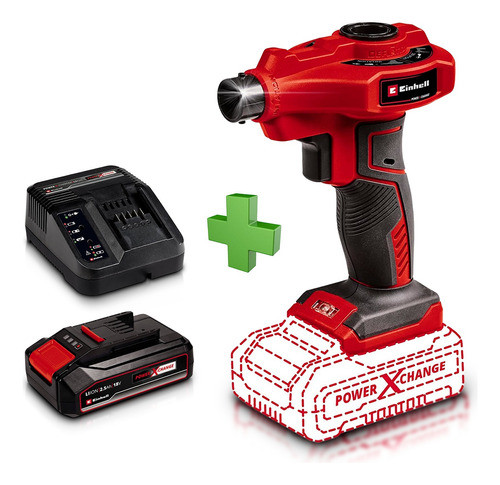 Inflador Inalambrico Soplador Taller Einhell Ce-ap + Bateria 0