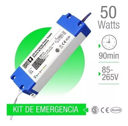 Balasto Emergencia Para Panel Led De 3 A 50w 1