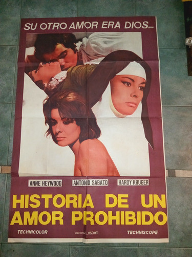 Historia De Un Amor Prohibido Poster Gigante De Cine!!!!!!! 1
