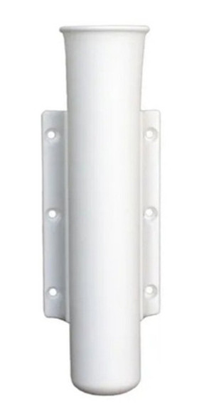 Porta Caña Plastico Blanco Lateral Para Exterior Lancha 0