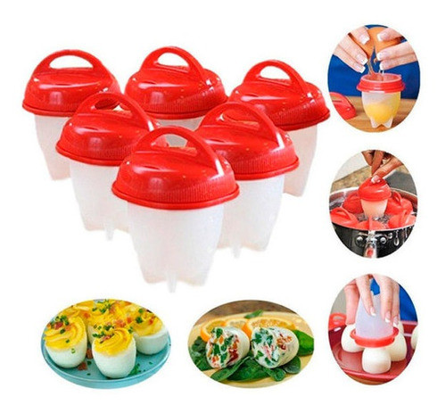 Moldes De Silicona Para Hervir Huevos Cocina 1
